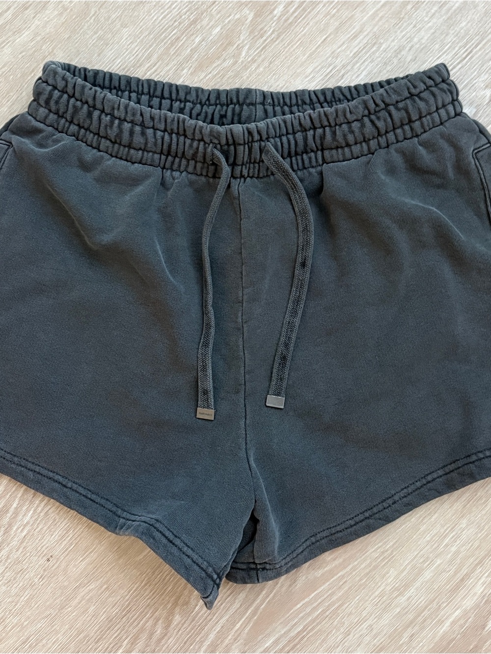 TALENTLESS 100% Cotton Gray Drawstring Athletic Shorts